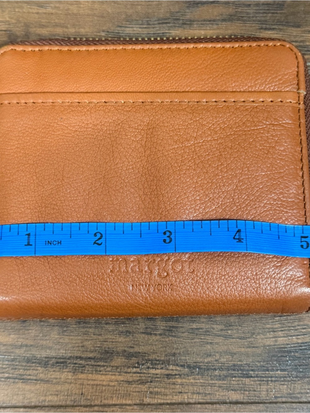 Margot Dana Small Zip Around Leather Wallet - Picture 7 of 8